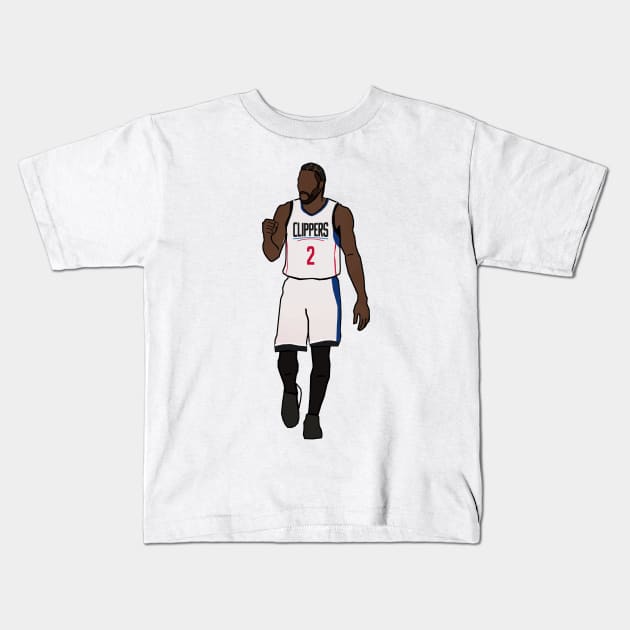 Kawhi Leonard Los Angeles Clippers NBA Kids T-Shirt by xavierjfong